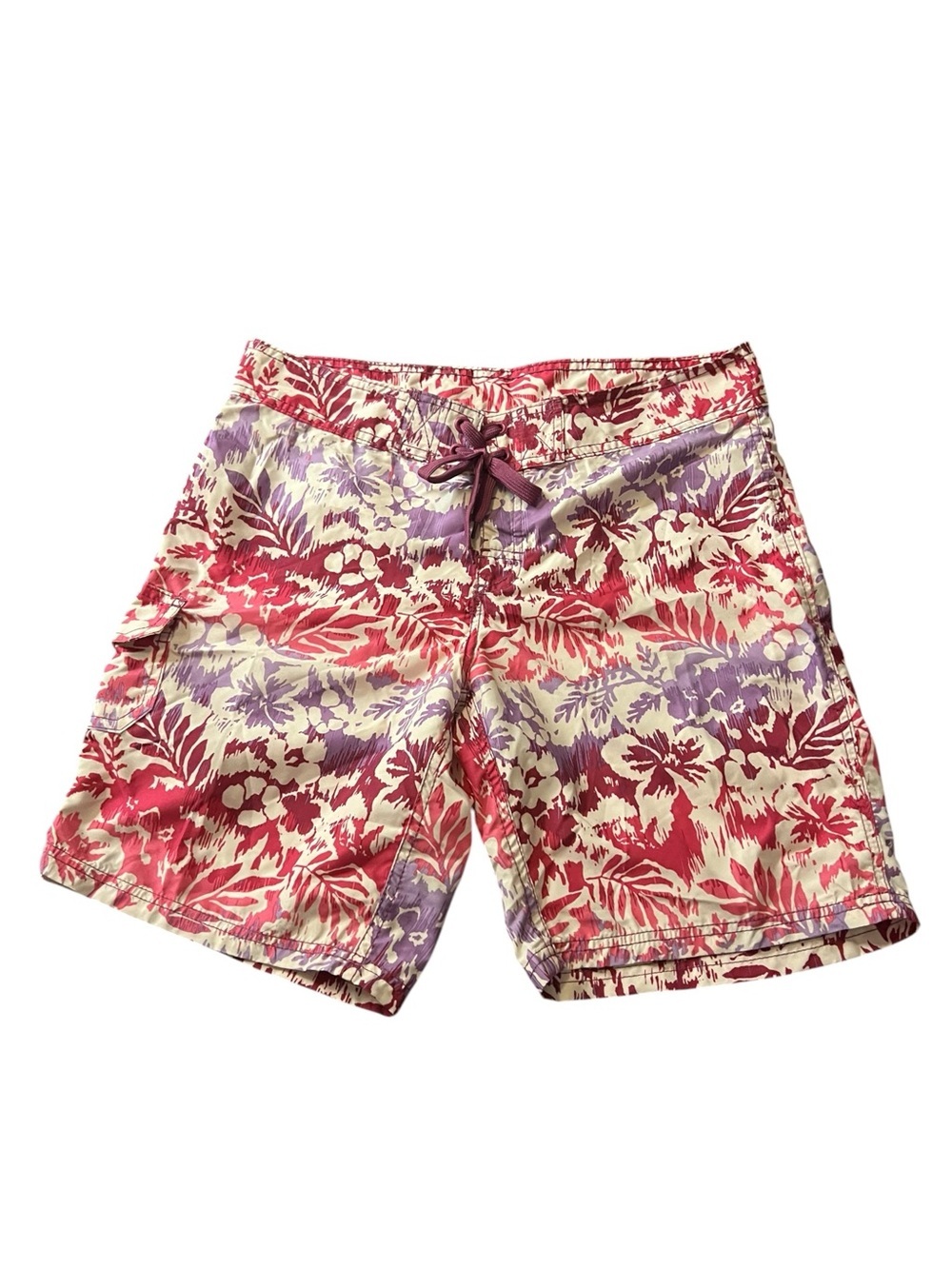 Kanu Surf Pink & Purple Floral Women’s Swim Board Shorts Size 10 NWT